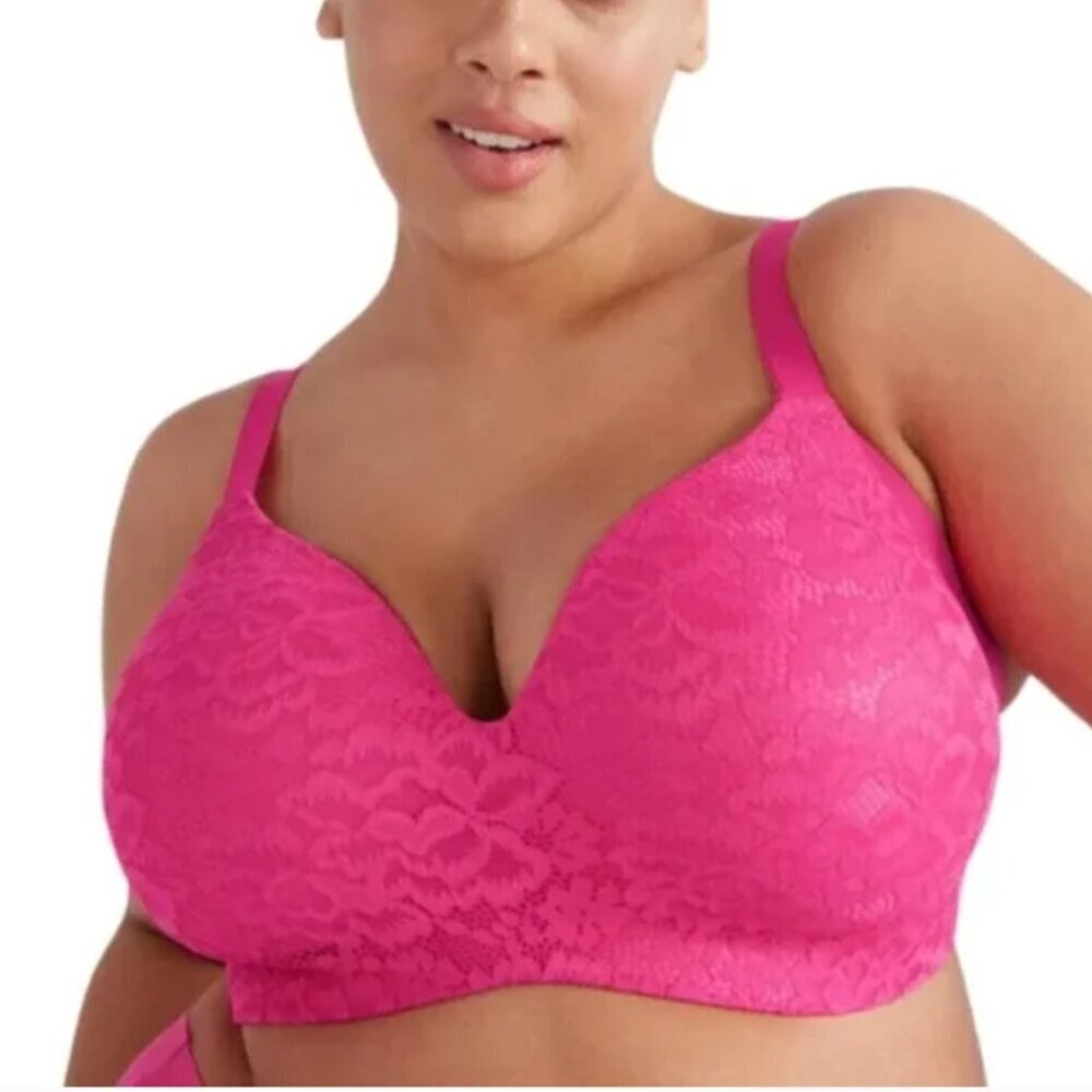 Knix Women's 6++ WingWoman Contour Bra Pink Lace